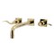 Kingston Brass KS6022DFL Wall Mount Tub Faucet, Polished Brass KS6022DFL - alternate 1